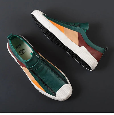 Edward | Leather Shoes with Zip