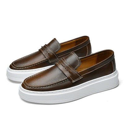 Jasper | Slip-On Leather Boat Shoes