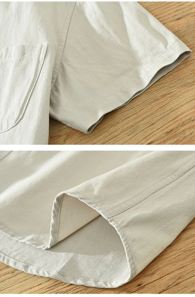 Michael | Short Sleeved Cotton Shirt