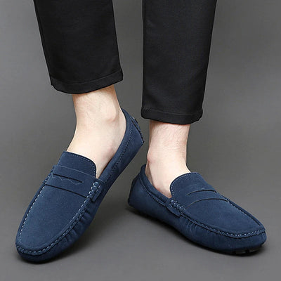 Jett | Suede Boat Loafers