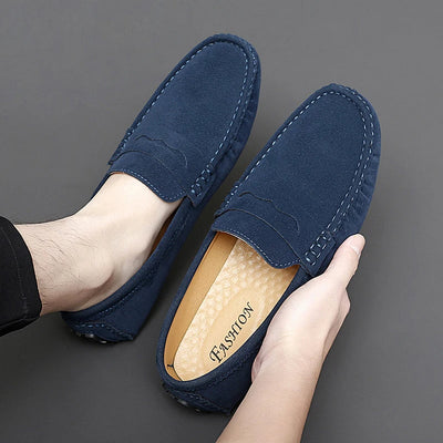Jett | Suede Boat Loafers