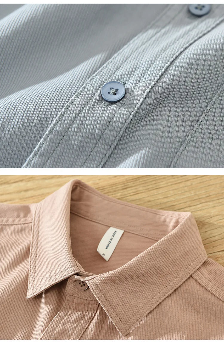 Michael | Short Sleeved Cotton Shirt