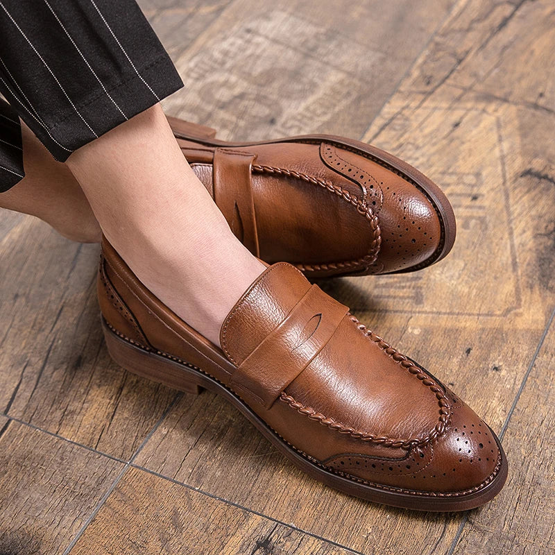 Newton | Chic Leather Loafers