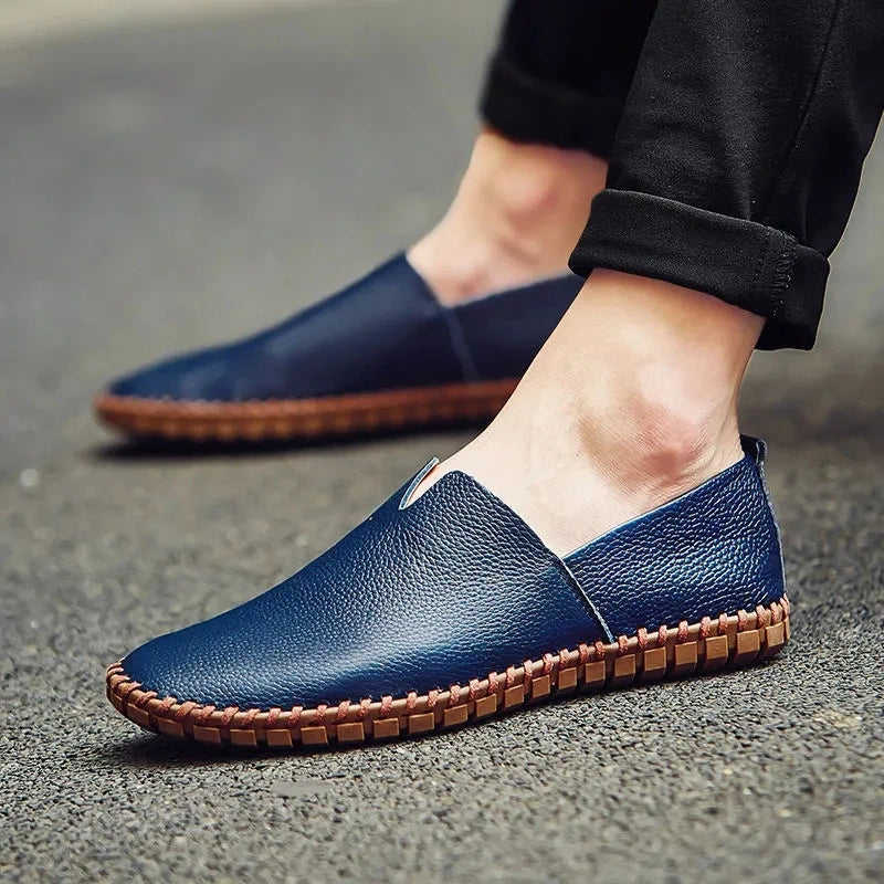 Miles | Breathable Leather Loafers