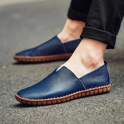 Miles | Breathable Leather Loafers