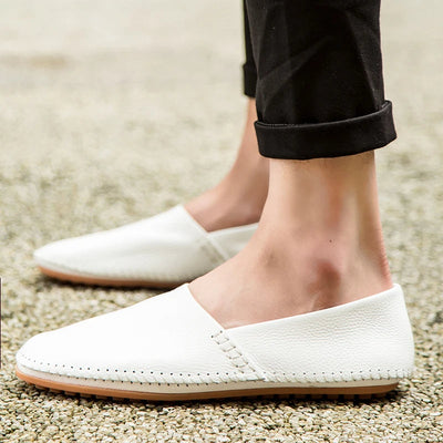 Gordon | Light Leather Loafers