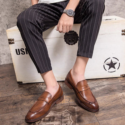 Newton | Chic Leather Loafers