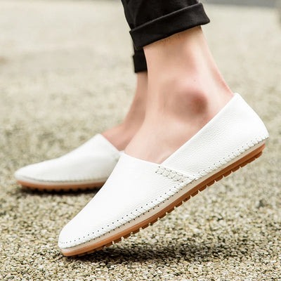 Gordon | Light Leather Loafers