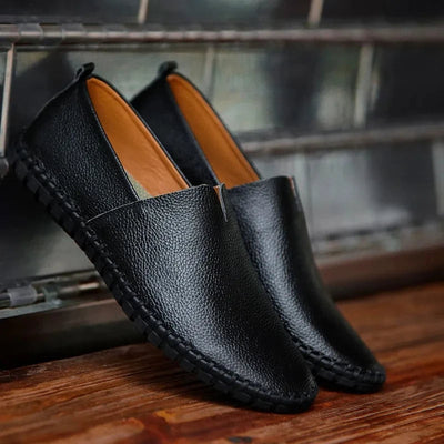 Miles | Breathable Leather Loafers