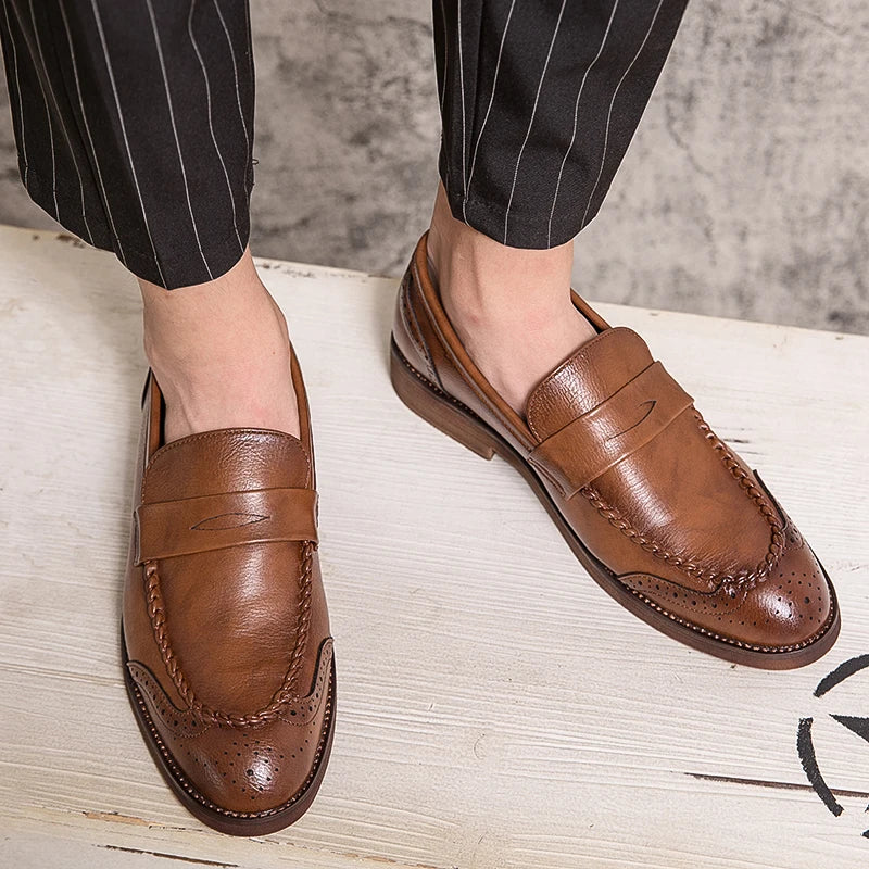 Newton | Chic Leather Loafers