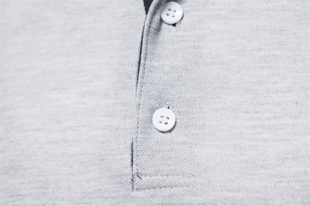 Xavier | Casual Long Sleeved Polo Shirt