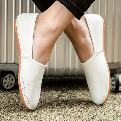 Gordon | Light Leather Loafers