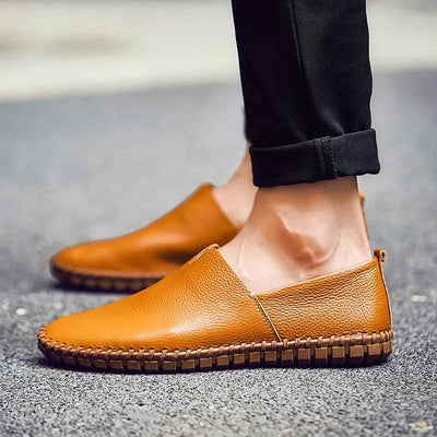 Miles | Breathable Leather Loafers