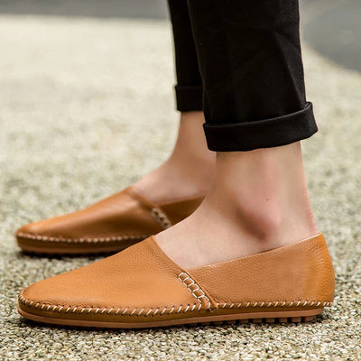 Gordon | Light Leather Loafers