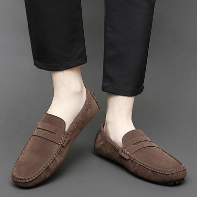 Jett | Suede Boat Loafers