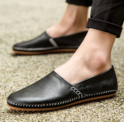 Gordon | Light Leather Loafers