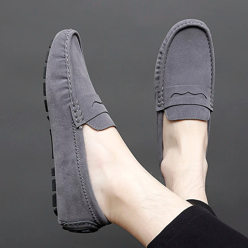 Jett | Suede Boat Loafers