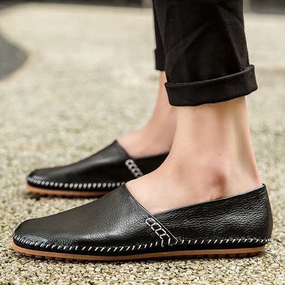 Gordon | Light Leather Loafers