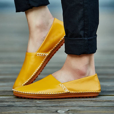 Gordon | Light Leather Loafers