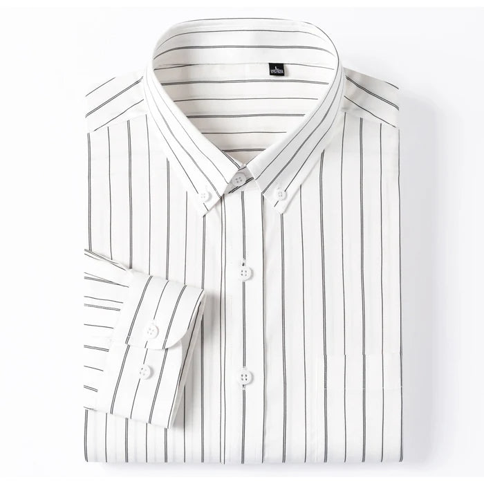 John | Elegant Striped Cotton Shirt