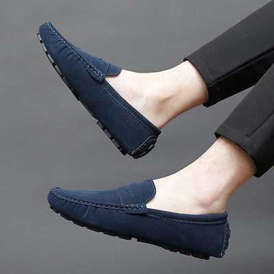Jett | Suede Boat Loafers