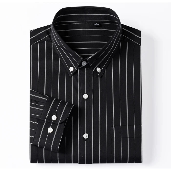 John | Elegant Striped Cotton Shirt