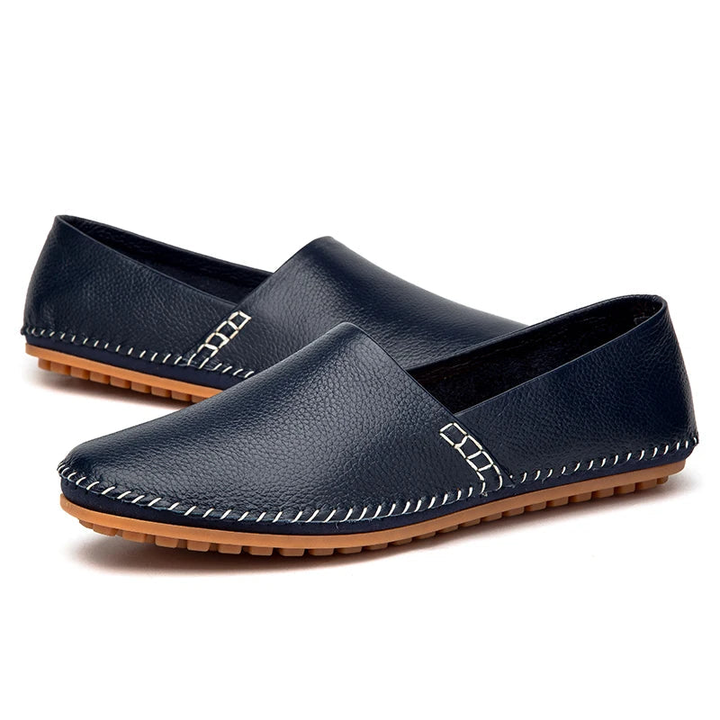 Gordon | Light Leather Loafers