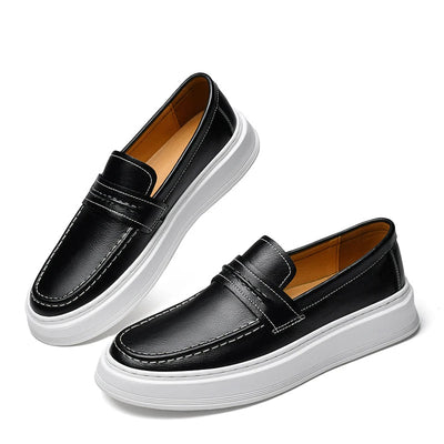 Jasper | Slip-On Leather Boat Shoes