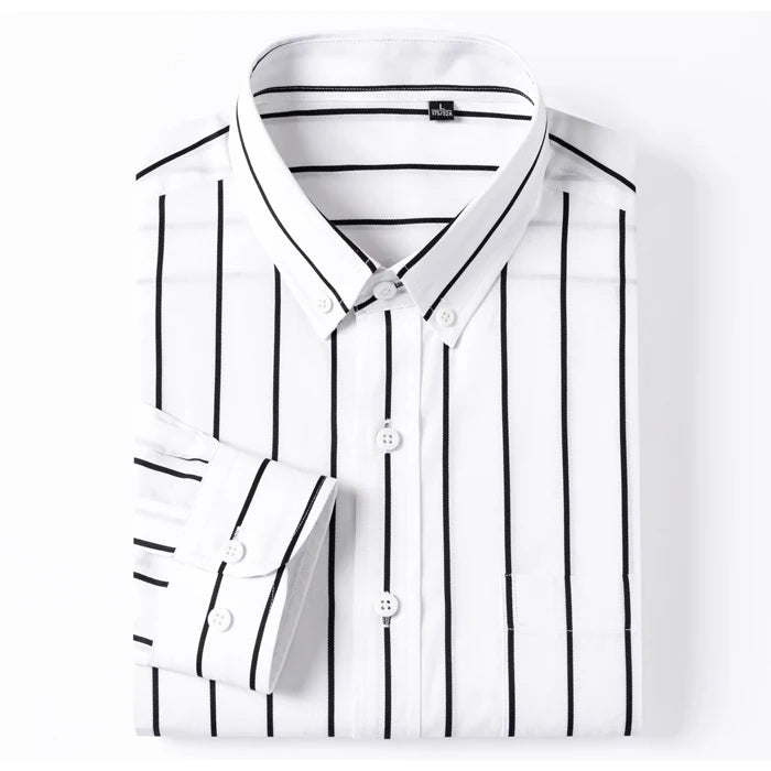 John | Elegant Striped Cotton Shirt