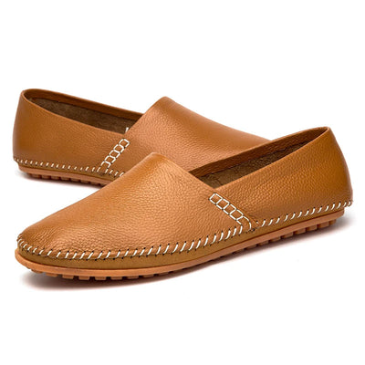 Gordon | Light Leather Loafers