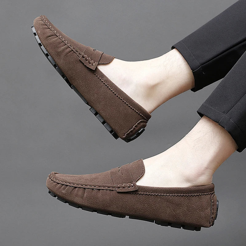Jett | Suede Boat Loafers