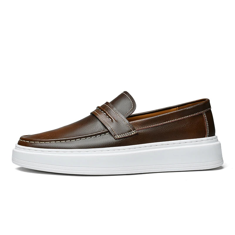 Jasper | Slip-On Leather Boat Shoes
