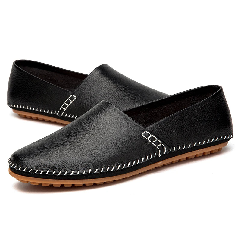 Gordon | Light Leather Loafers