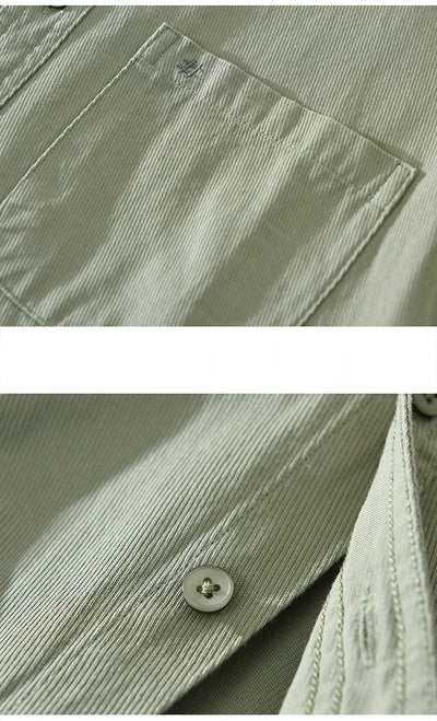 Michael | Short Sleeved Cotton Shirt