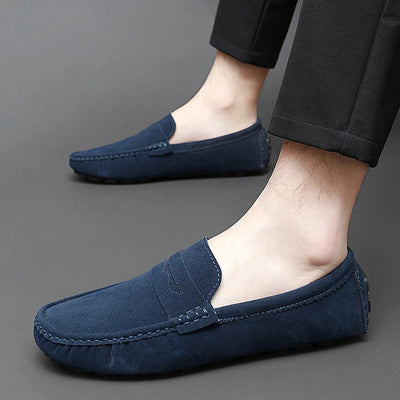 Jett | Suede Boat Loafers