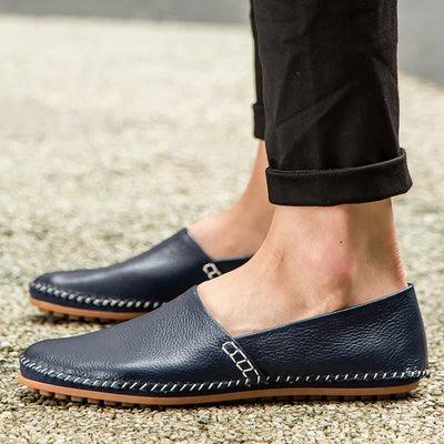 Gordon | Light Leather Loafers