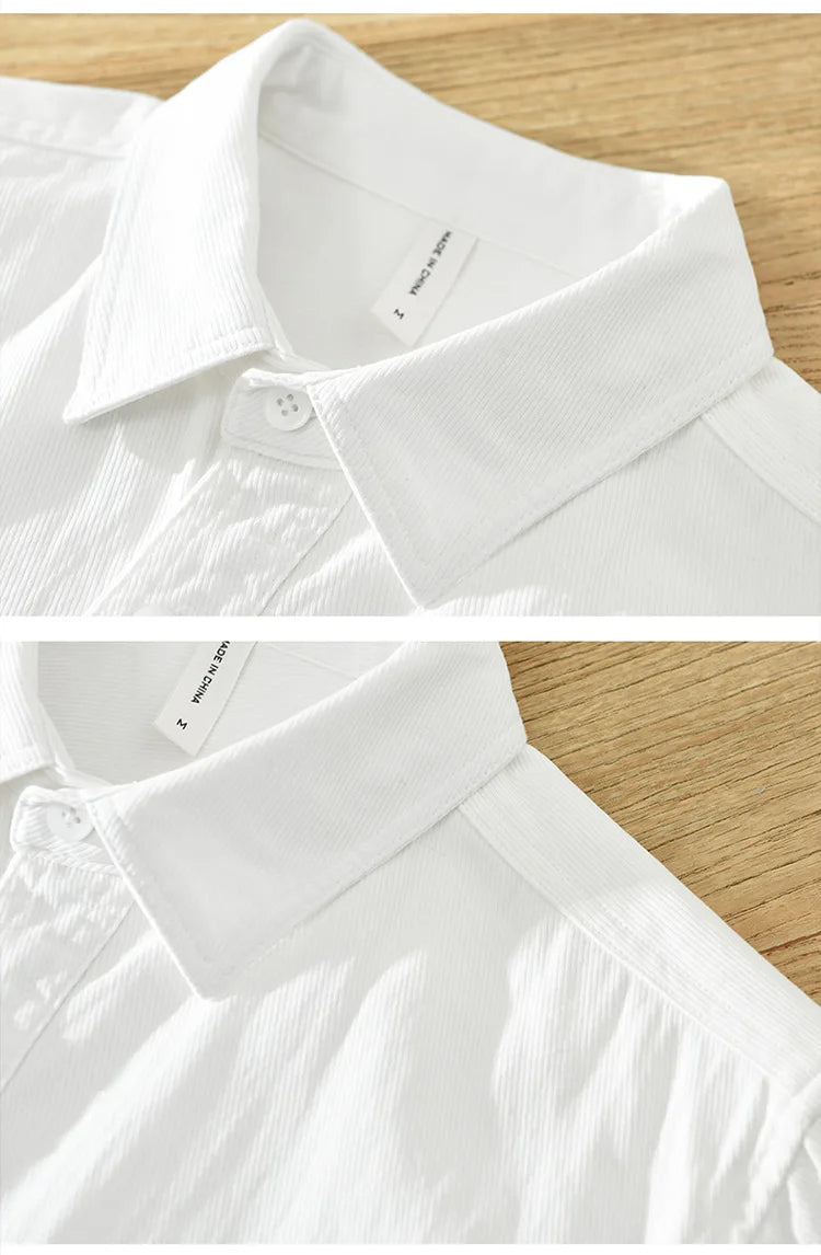 Michael | Short Sleeved Cotton Shirt