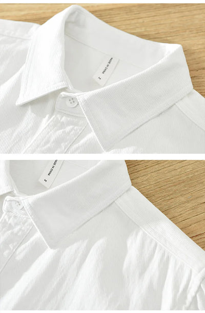 Michael | Short Sleeved Cotton Shirt