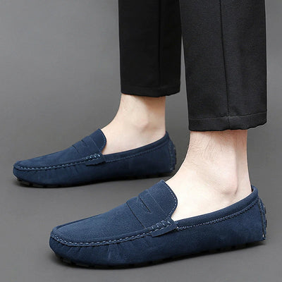 Jett | Suede Boat Loafers