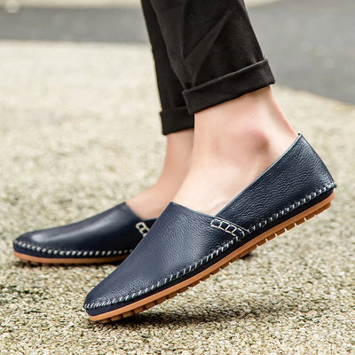 Gordon | Light Leather Loafers