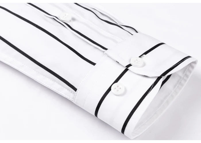 John | Elegant Striped Cotton Shirt