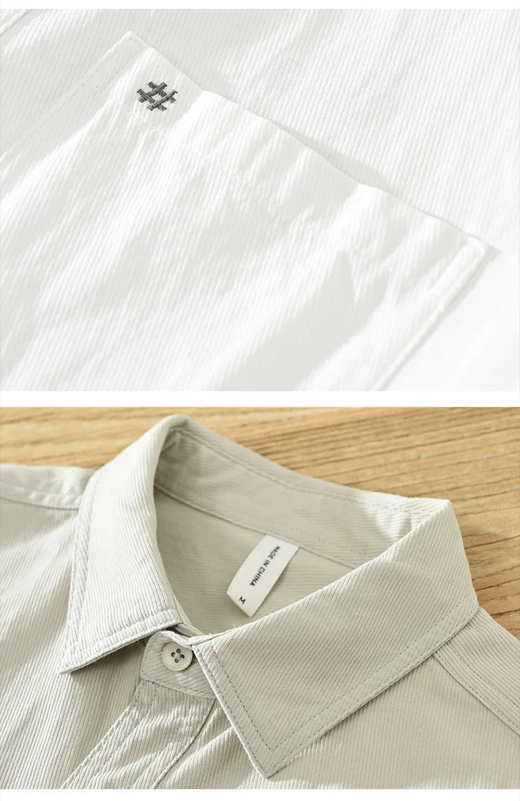 Michael | Short Sleeved Cotton Shirt