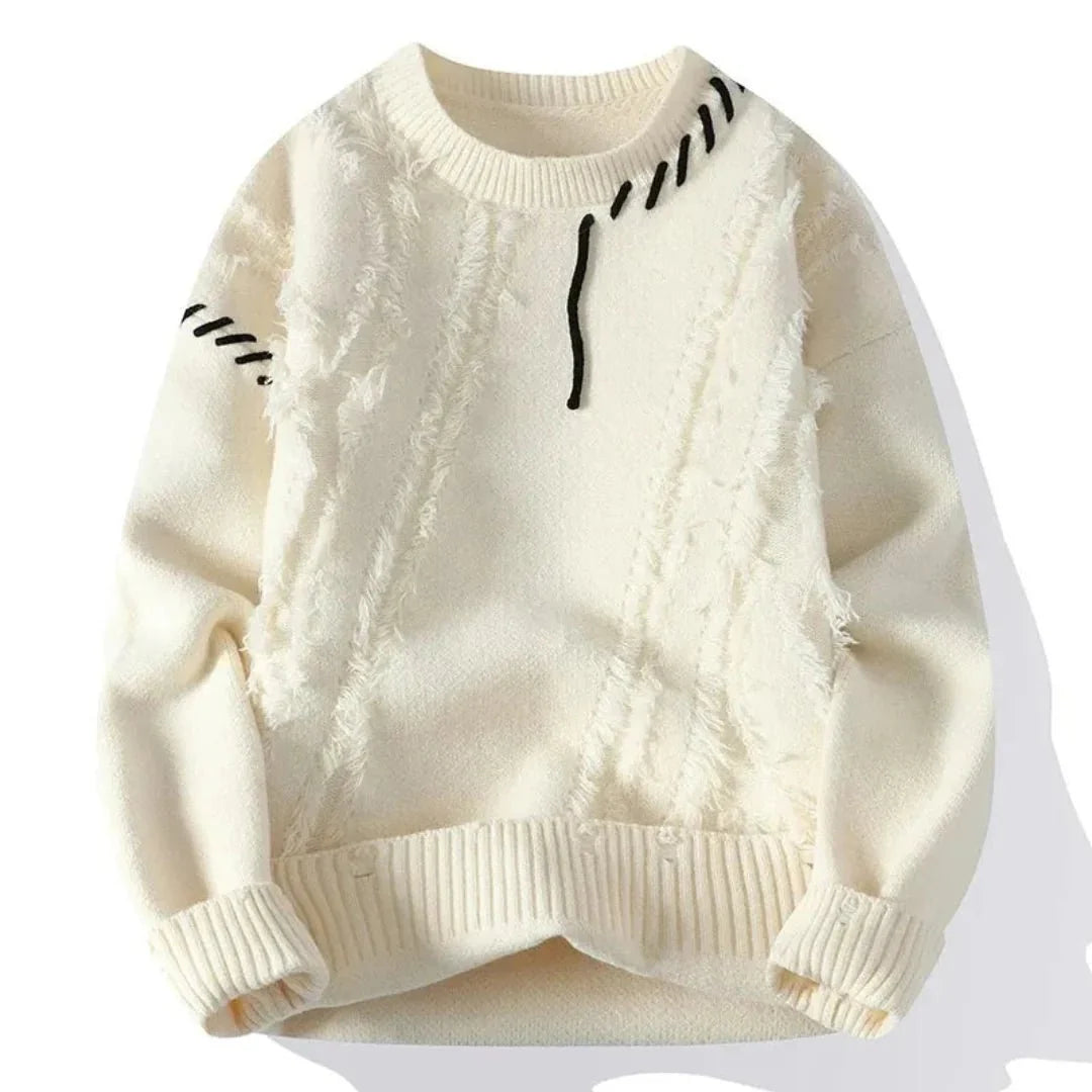 Dante | Modern men's sweater with geometric element design