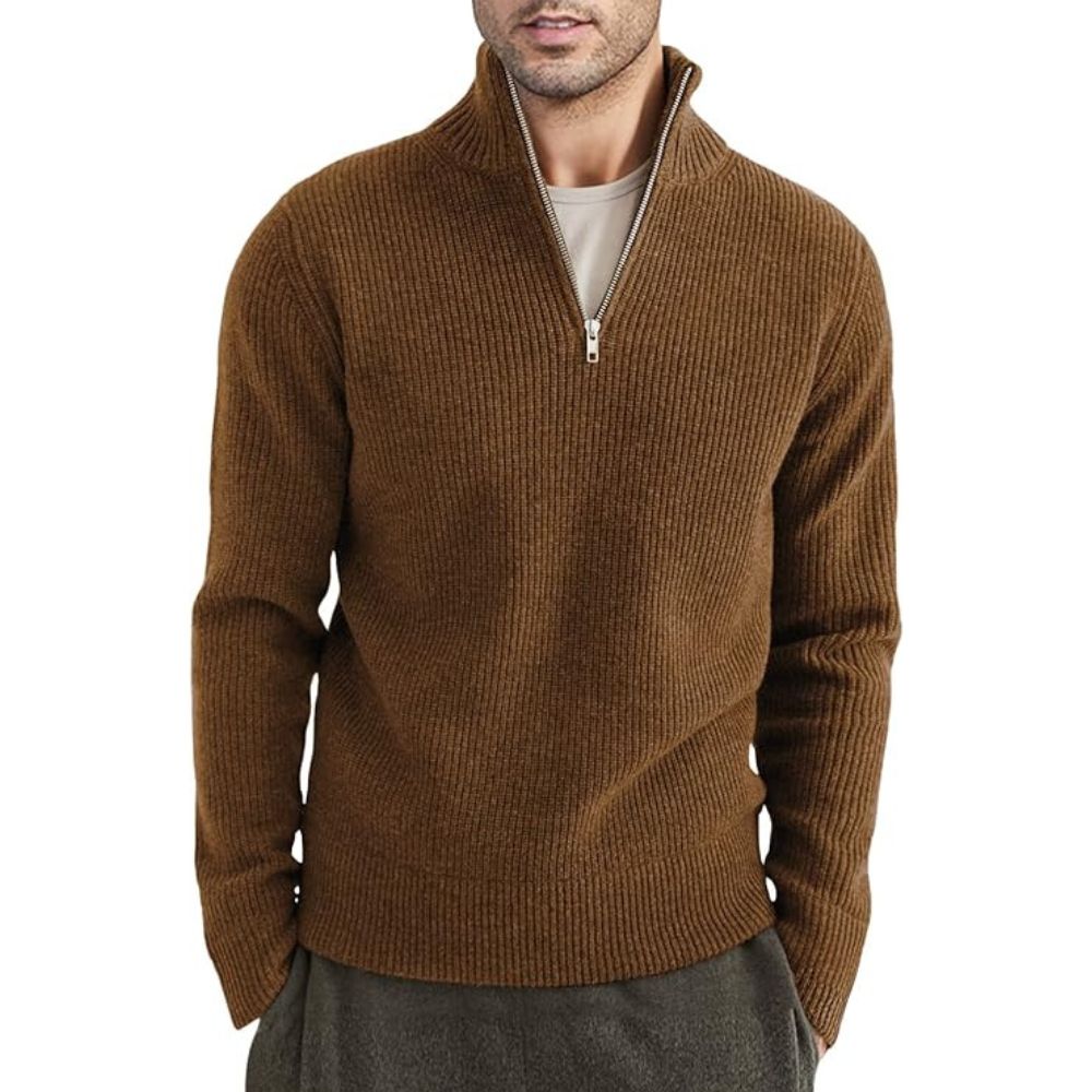 Kamal® | Thick Zip-Up Sweater For Men