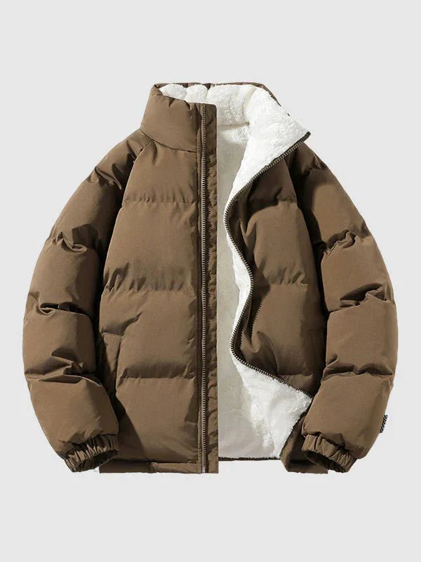 Helios | Modern long-sleeved jacket with zip and stand-up collar