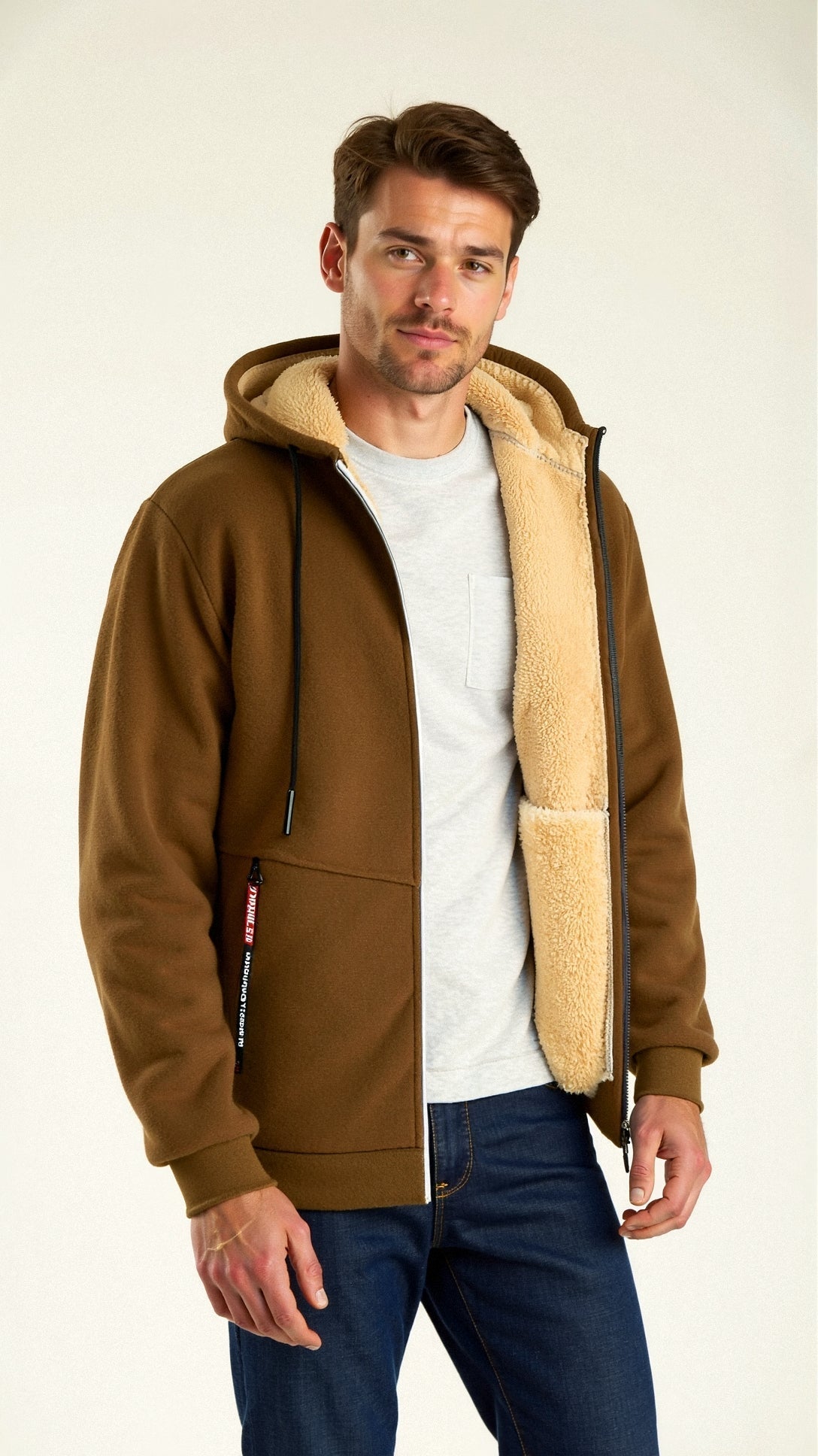Zayd | Warm hoodie with lining