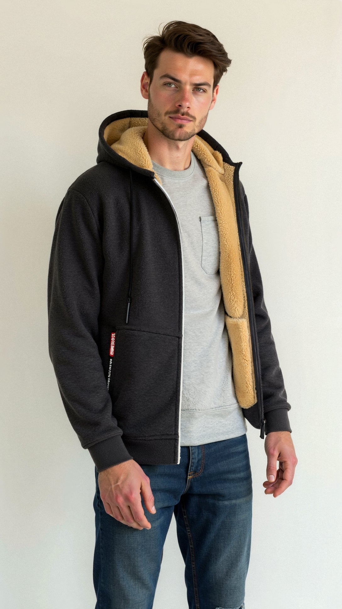 Zayd | Warm hoodie with lining