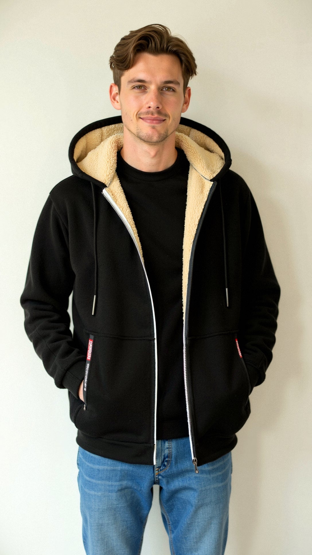 Zayd | Warm hoodie with lining