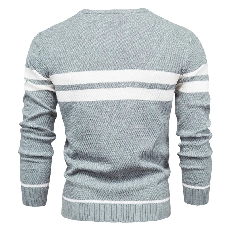 Lev | Long-sleeved patchwork sweater