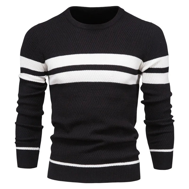 Lev | Long-sleeved patchwork sweater